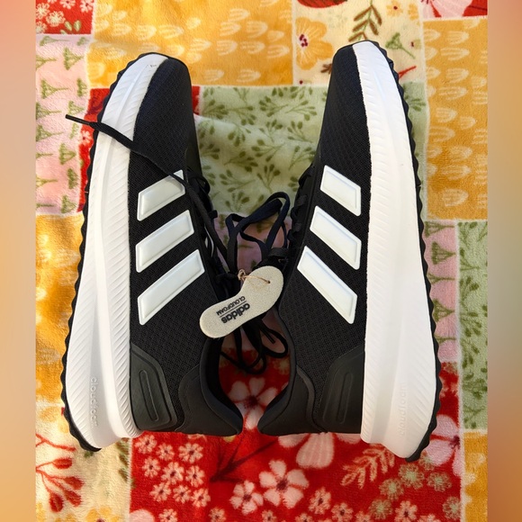 ❤️Adidas black and White Cloudfoam Sneakers Size 11  New X _PLRPTH Running Shoes - Picture 5 of 6
